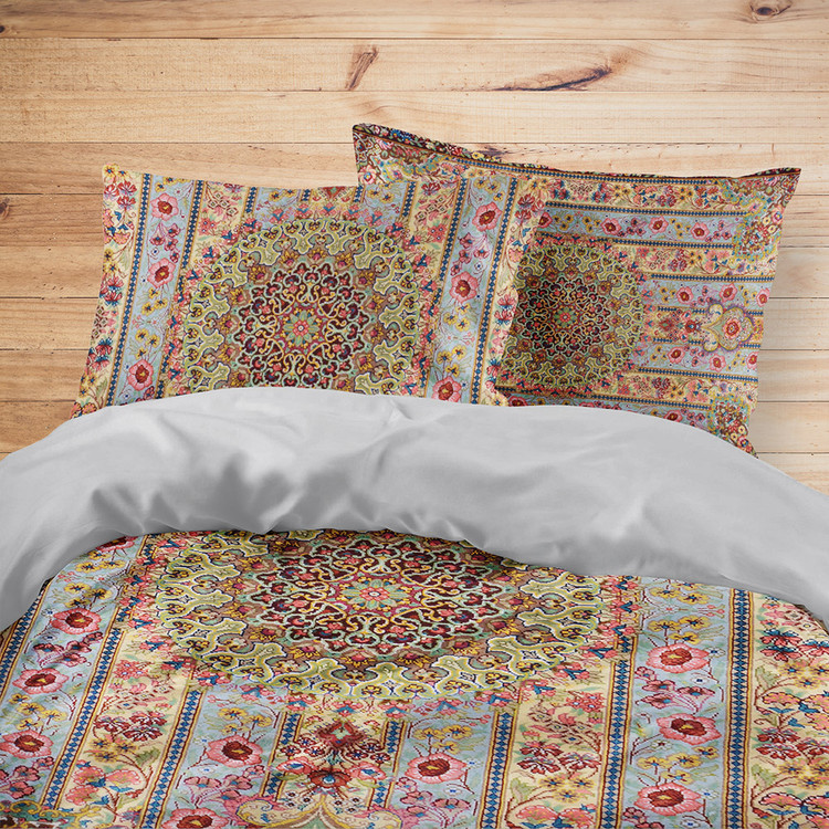 ست خواب طرح قالیچه با سایزبندی کامل کد VM3-43614