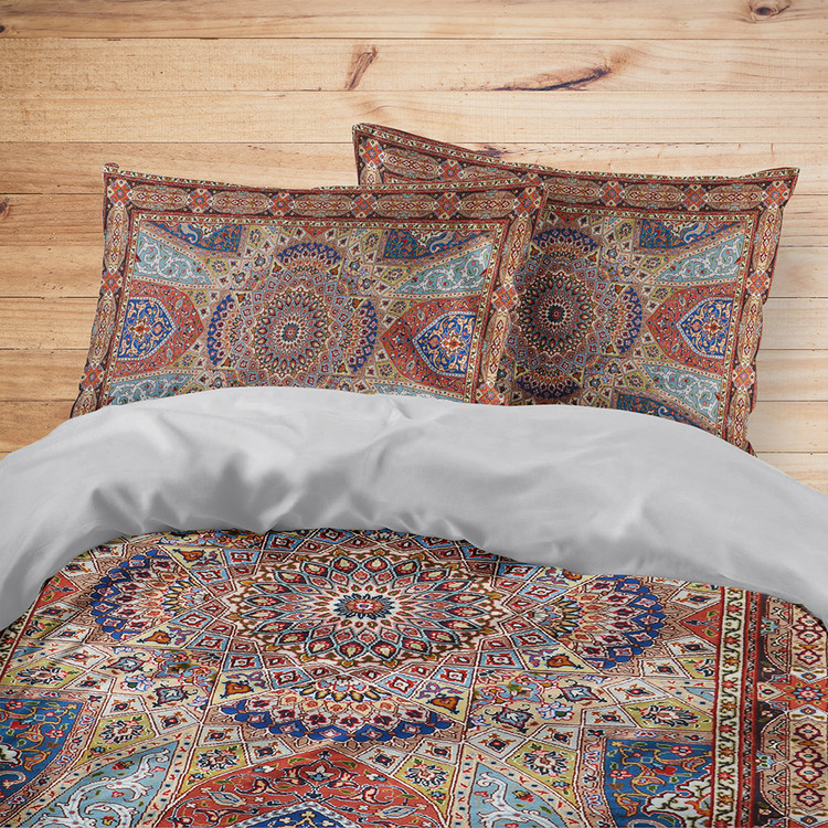 ست خواب طرح قالیچه با سایزبندی کامل کد VM3-43617
